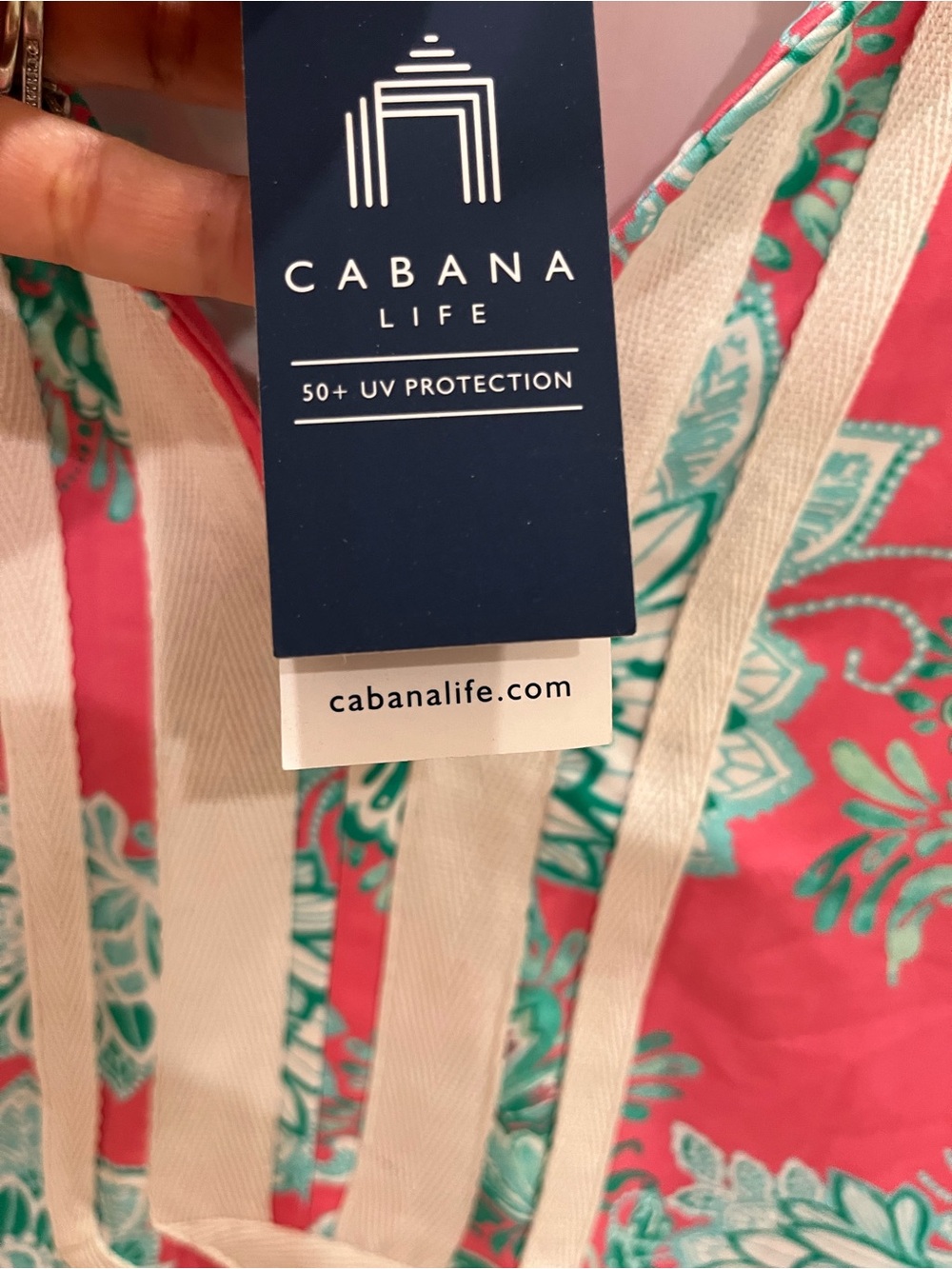 Cabana Life Cote de Azure Sleeveless Pink Floral Shift Tunic swim cover up Dress - Picture 7 of 11